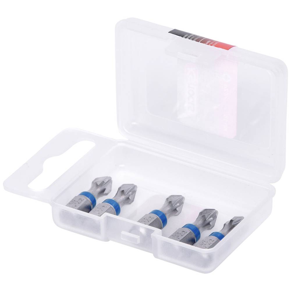KS Tools 918.3211 9183211 Kruis-bit PZ 2 Vernikkeld C 6.3 5 stuk(s)