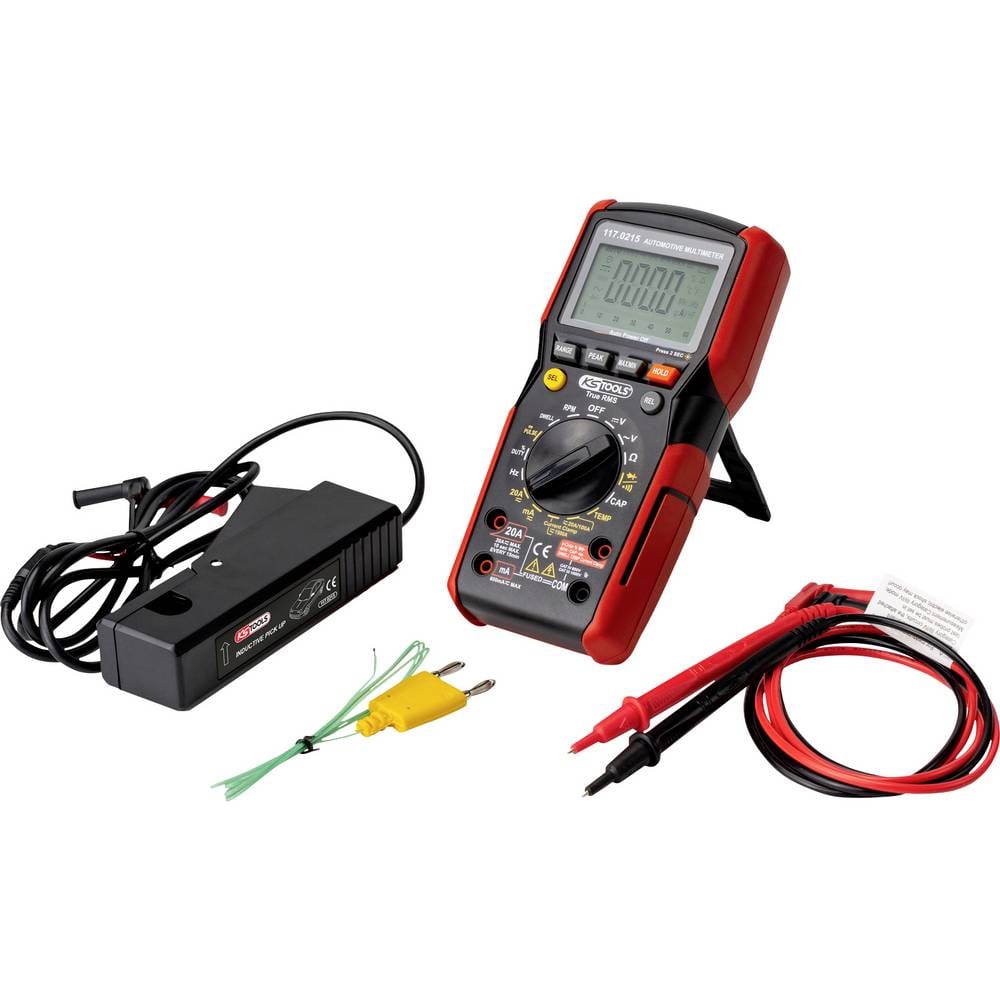 KS Tools Digital Multimeter inkl. Prüfspitzen 117.0215 Bench multimeter