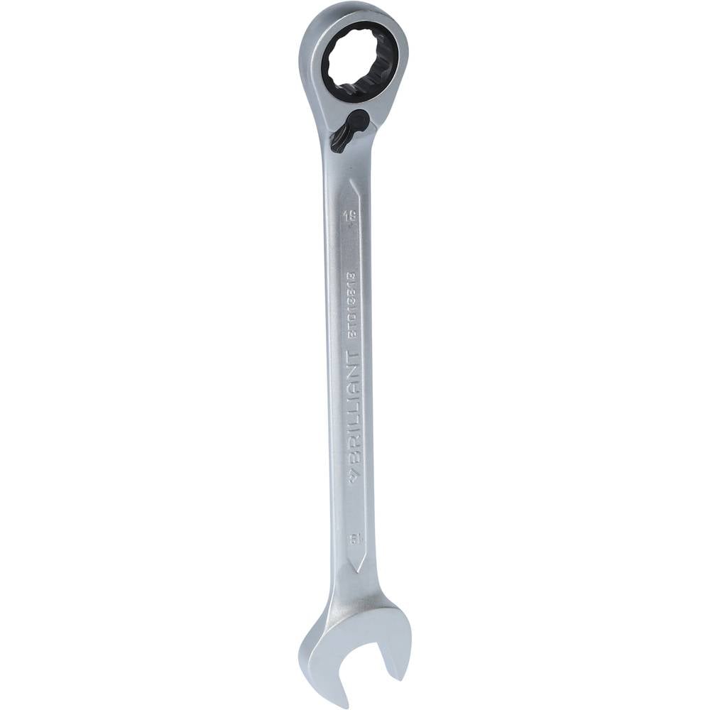 Brilliant Tools BT013819 BT013819 Ringsleutel met ratel Sleutelbreedte (metrisch) 19 mm