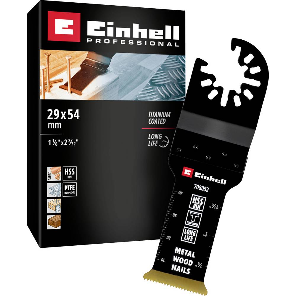 Einhell 708052 Tauchsägeblatt BIM-TI, 29mm Bimetaal Invalzaagblad 29 mm 1 stuk(s)