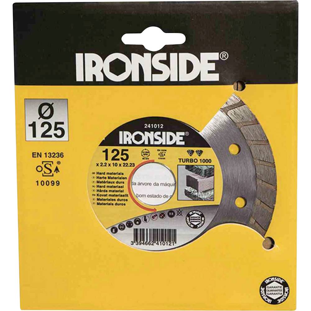 IRONSIDE 241015 Diamanten doorslijpschijf Diameter 230 mm 1 stuk(s)