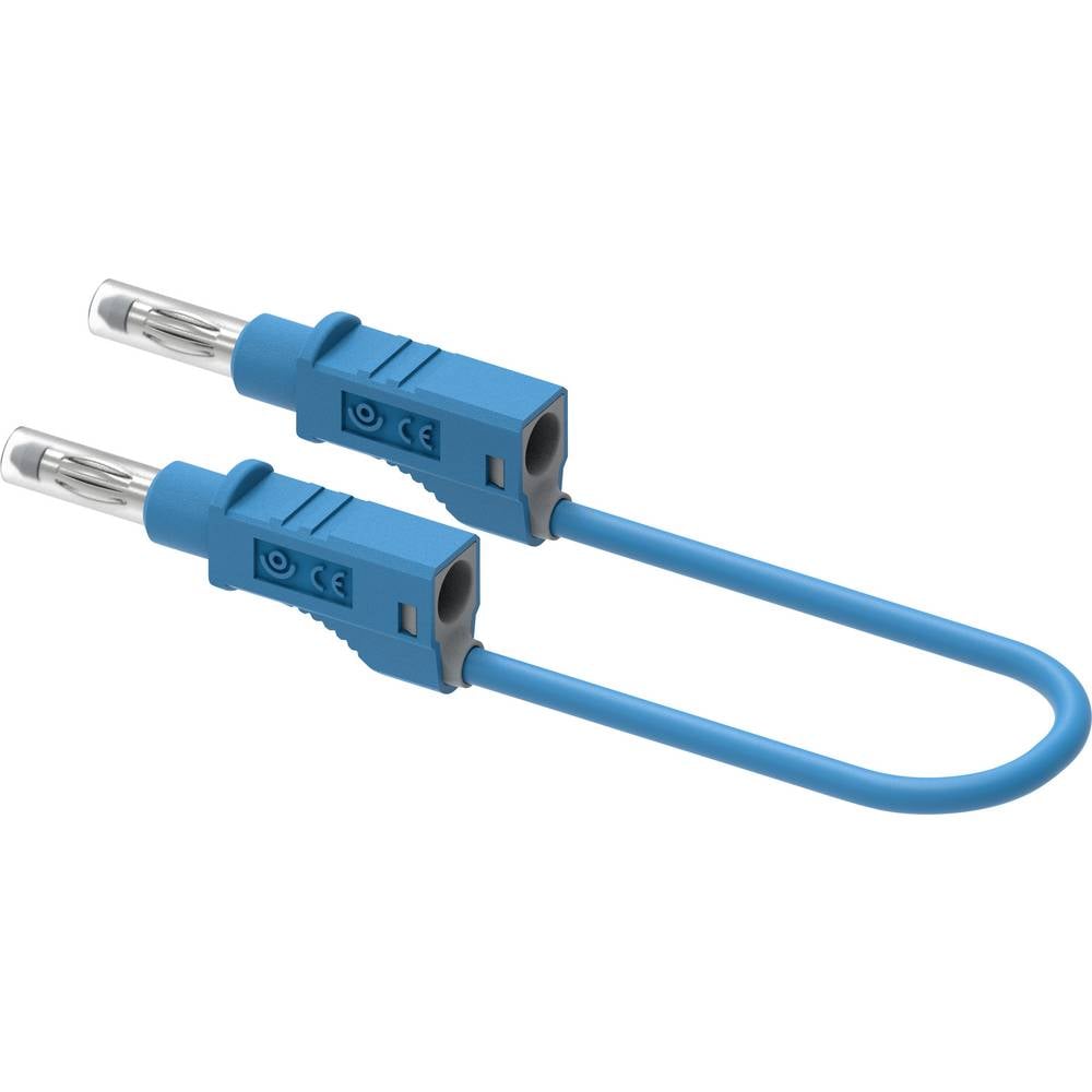 Electro PJP 2212/600V-CD1-25BL Meetsnoer 25 cm Blauw 1 stuk(s)