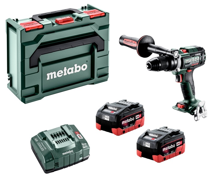 Metabo BS 18 LTX-3 BL I Metal 18V LiHD Accu Boorschroefmachine Set (2x 5.5Ah Accu) In X - 130Nm - 68mm