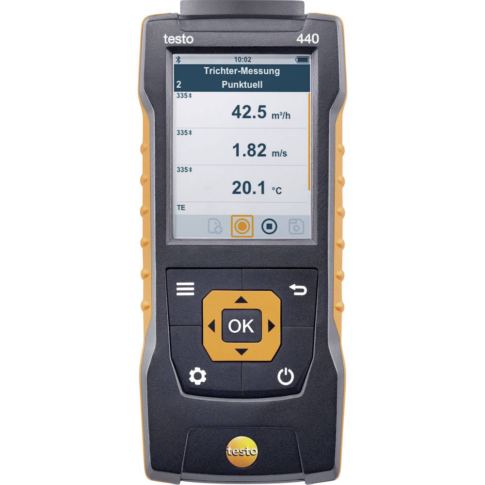 Testo 440 Luchtvochtigheidsmeter (hygrometer) 0 % Hrel 100 % Hrel
