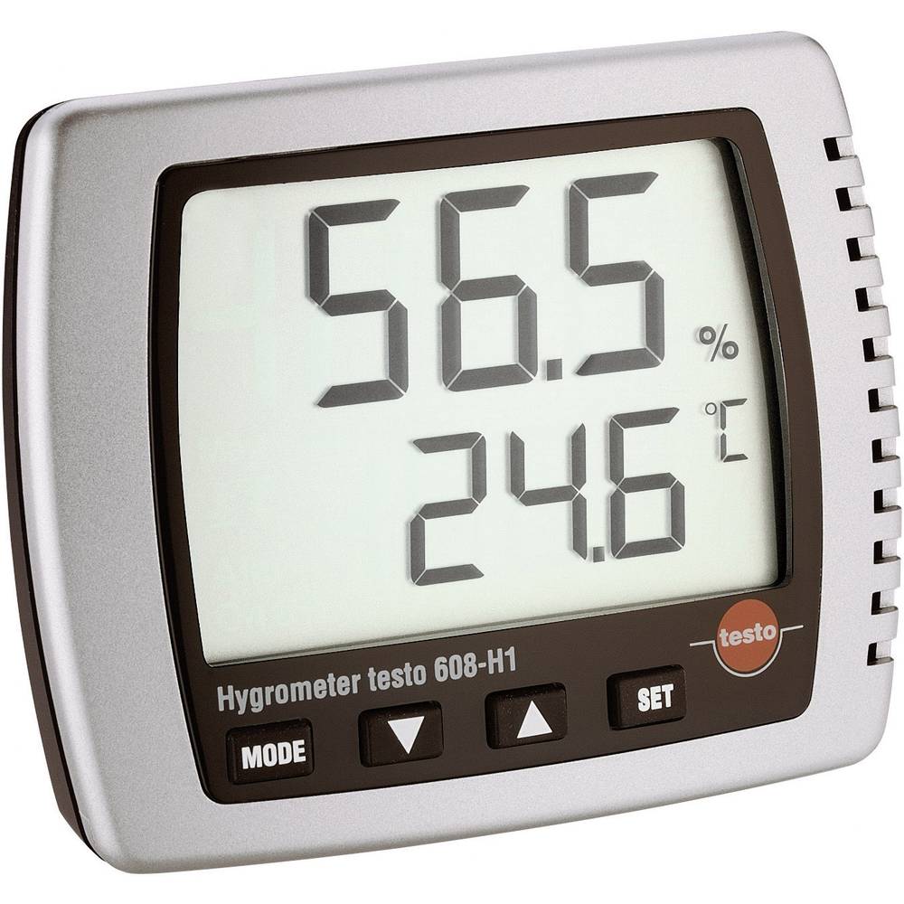 Testo 608-H1 Luchtvochtigheidsmeter (hygrometer) 10 % Hrel 98 % Hrel Dauwpunt/schimmel waarschuwingsweergave