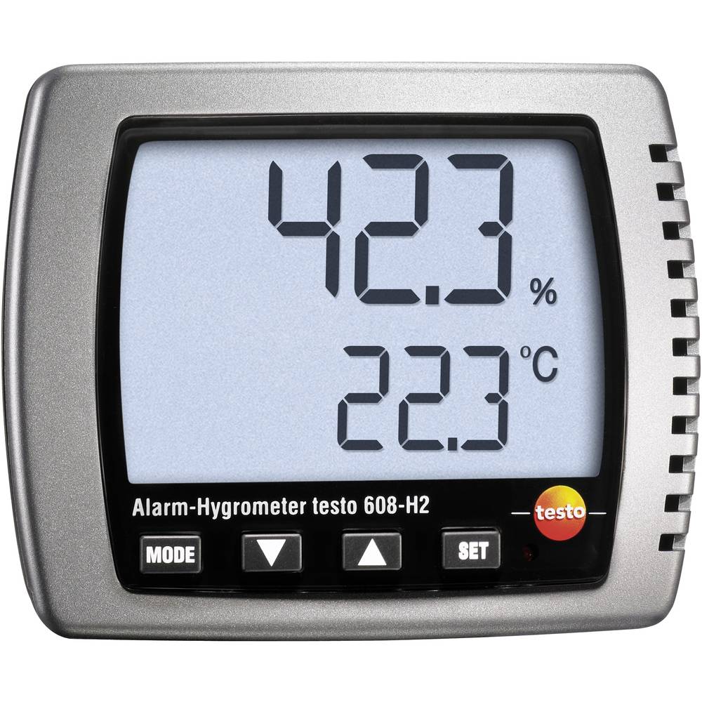 Testo 608-H2 Luchtvochtigheidsmeter (hygrometer) 2 % Hrel 98 % Hrel Dauwpunt/schimmel waarschuwingsweergave