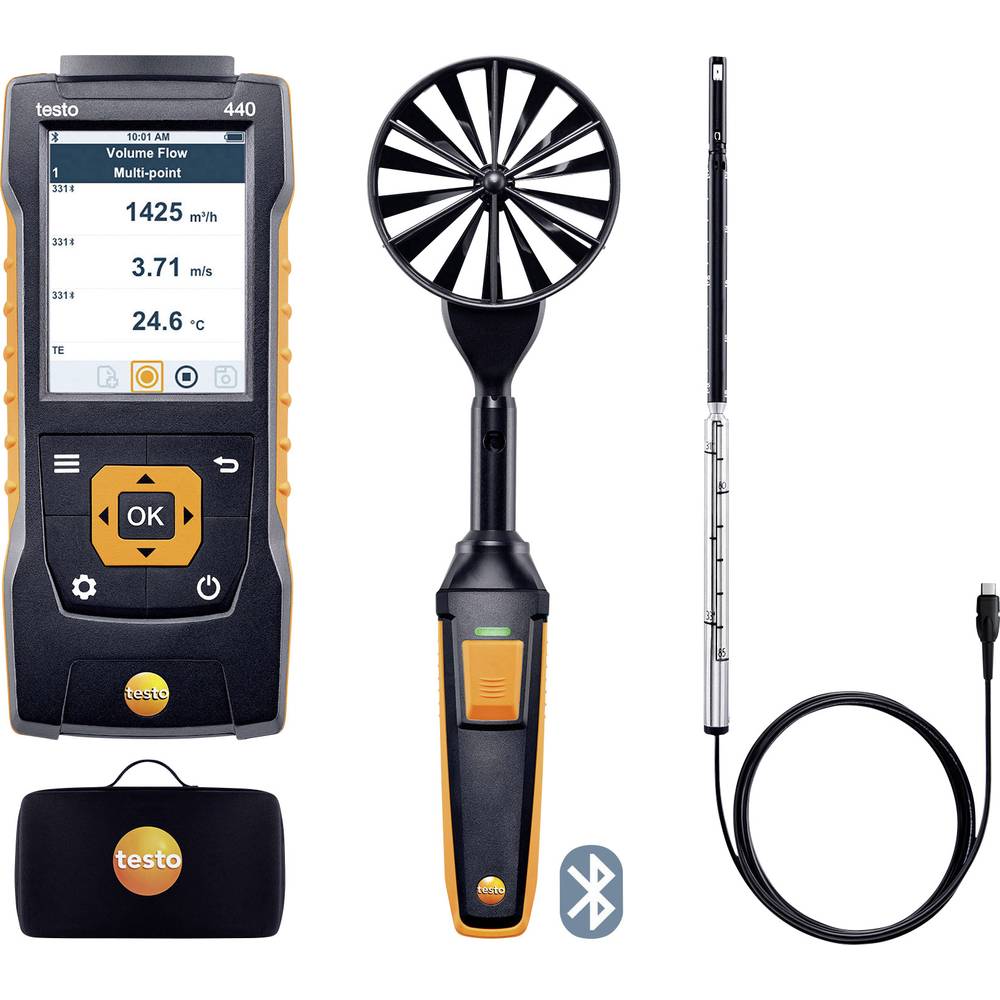 Testo 440 Set1 Windmeter