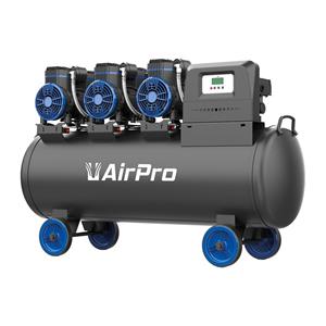 AIRPRO Compressor olievrij 3x1pk 100L tank 230V
