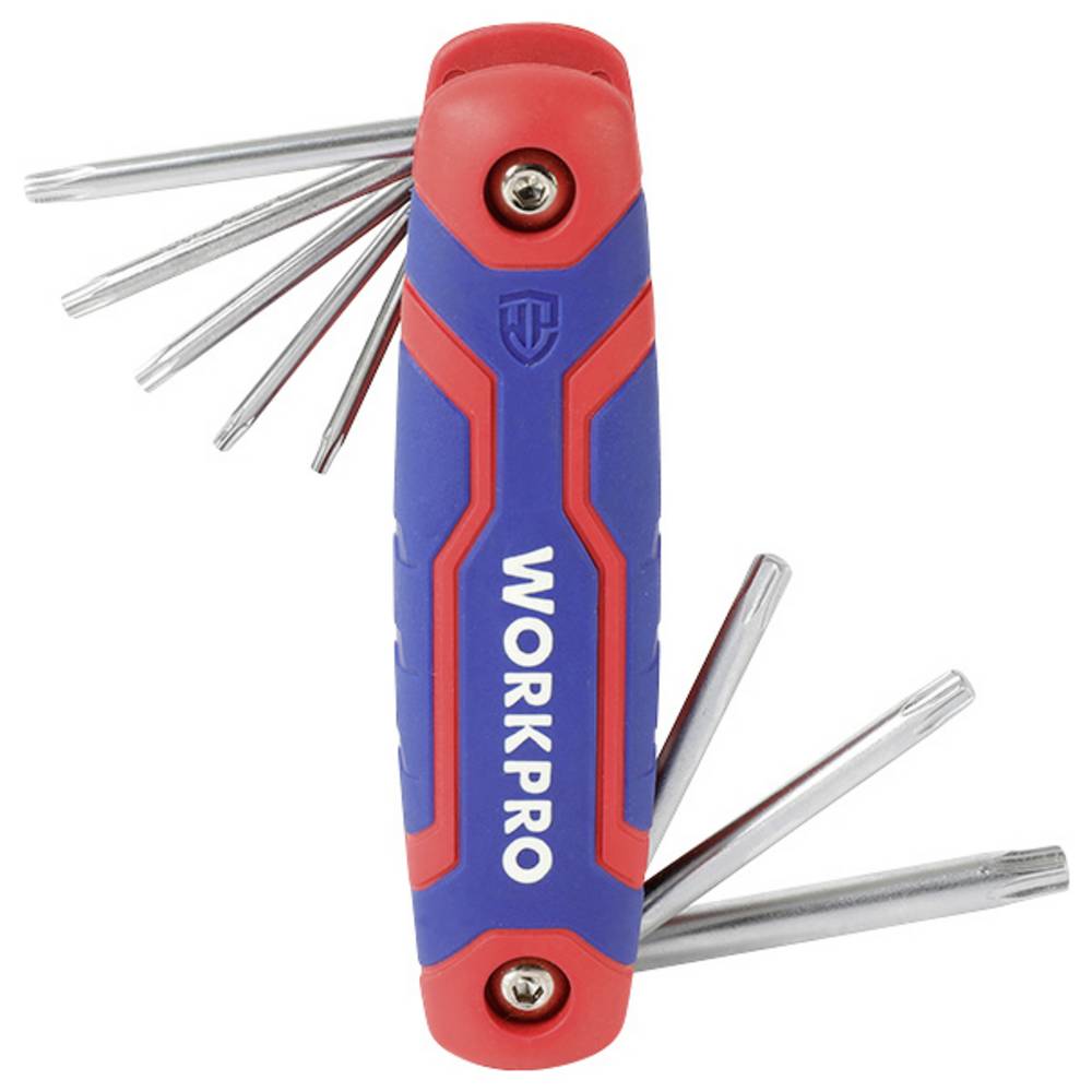 WorkPro Torx Haakse schroevendraaierset T 9, T 10, T 15, T 20, T 25, T 27, T 30, T 40