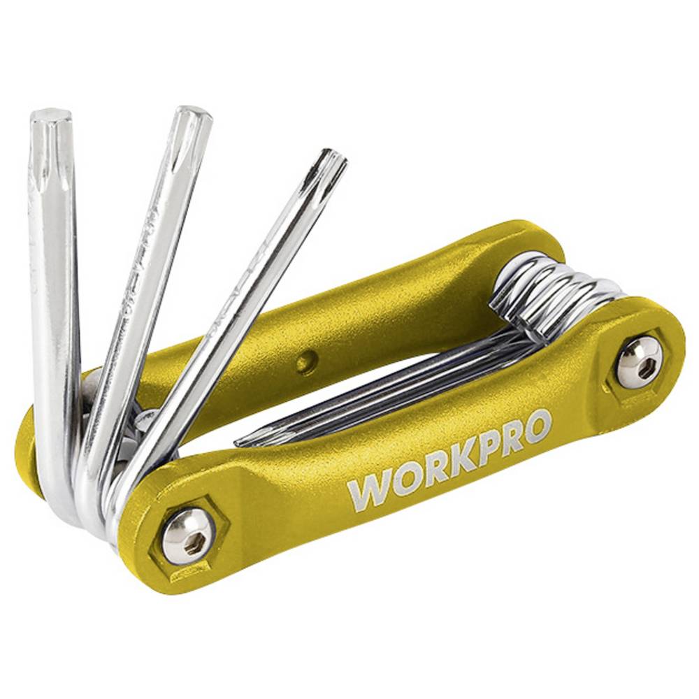 WorkPro Torx Haakse schroevendraaierset T 8, T 10, T 15, T 20, T 25, T 27, T 30, T 40