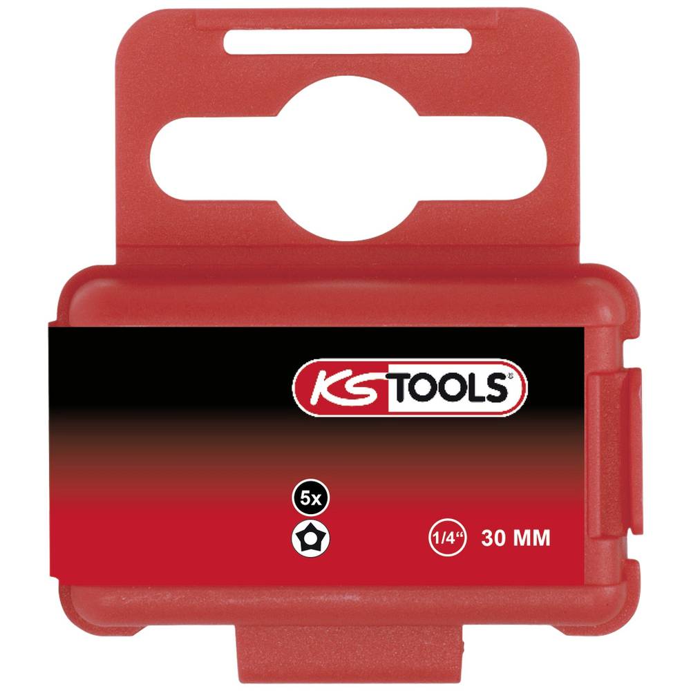 KS Tools 911.3117 5-sterren bit TS 40 Speciaal staal C 6.3 5 stuk(s)