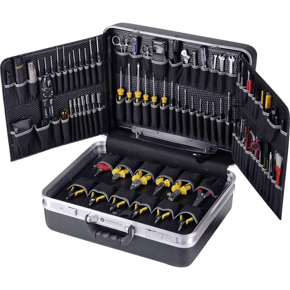 Bernstein Tools for Electronics BOSS Gereedschapskoffer (gevuld) 112-delig Electricien (l x b x h) 490 x 410 x 190 mm