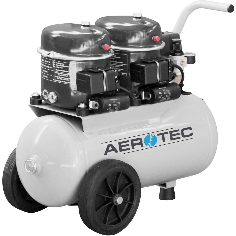 Aerotec Silent TWINPAINT 100/24 Airbrushcompressor 24 l 8 bar