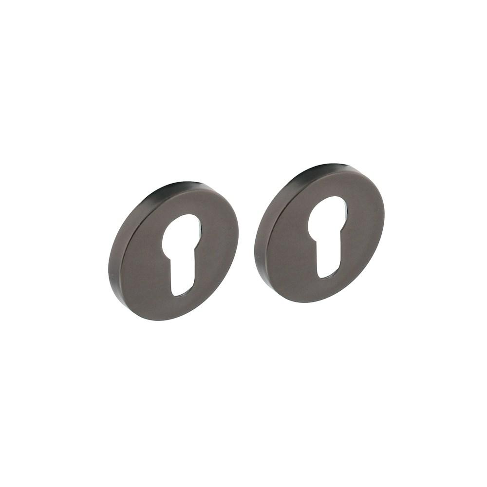 Intersteel Rozet met profielcilindergat ø53x8mm - antraciet