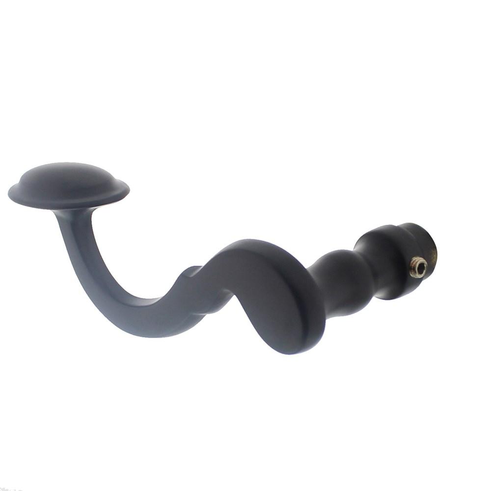 Intersteel Gatdeel links Posthoorn mat zwart