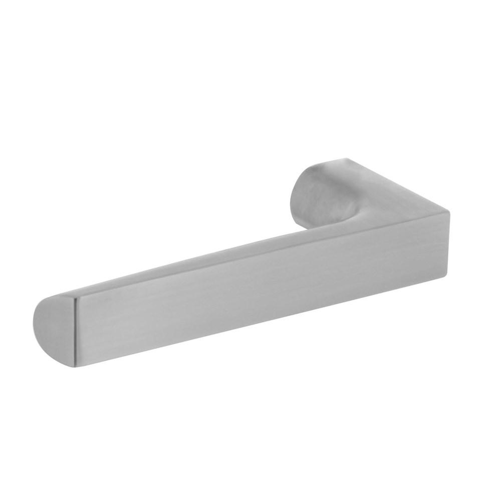 Intersteel Gatdeel links Moors No.1 met rozet vierkant plat verdekt RVS