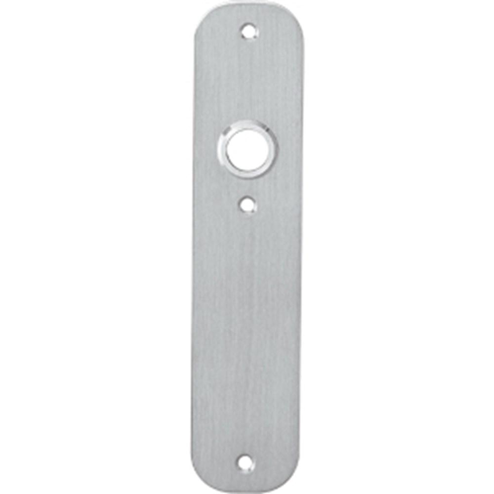 Intersteel Schild plat 190x42x2mm WC72/8mm RVS