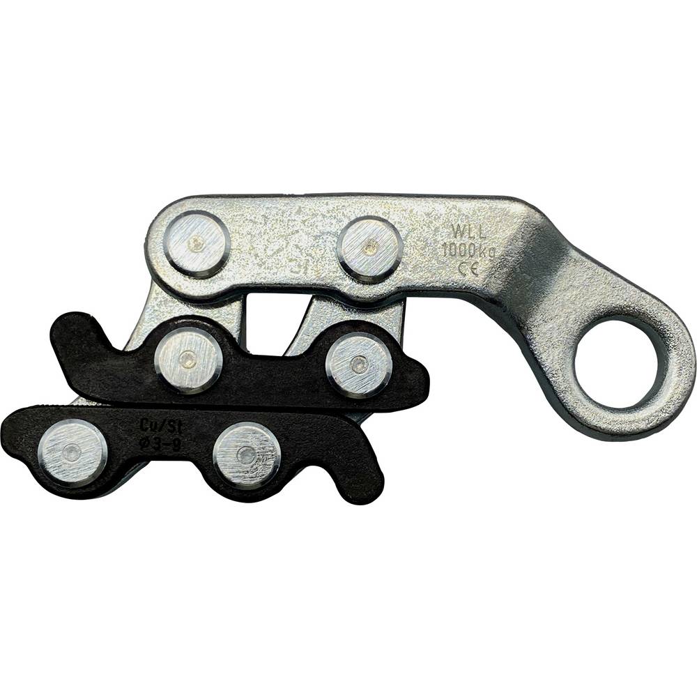 Berger & Schröter 12511 Kabelklem 3 mm Staal Verzinkt, Gebruineerd 1 stuk(s)