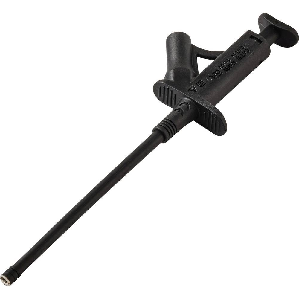 VOLTCRAFT MSK-120 sw Veiligheids-klemtestpunt CAT IV 600 V, CAT III 1000 V Zwart