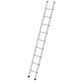 Munk enkele sport ladder, aluminium, draagvermogen 150 kg, sportafstand 280 mm, B 350 mm, 9 sporten
