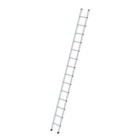 Munk enkele sport ladder, aluminium, draagvermogen 150 kg, sportafstand 280 mm, B 350 mm, 14 sporten