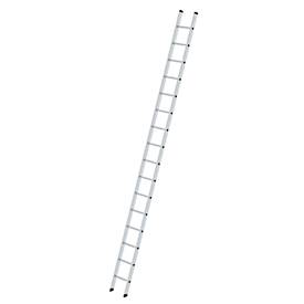 Munk enkele sport ladder, aluminium, draagvermogen 150 kg, sportafstand 280 mm, B 350 mm, 16 sporten
