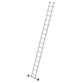Munk enkelsportladder, aluminium, B 350 mm, sportafstand 280 mm, belastbaar tot 150 kg, 16 sporten