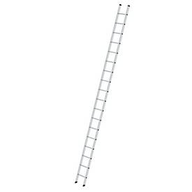 Munk enkele sport ladder, aluminium, draagvermogen 150 kg, sportafstand 280 mm, B 350 mm, 18 sporten