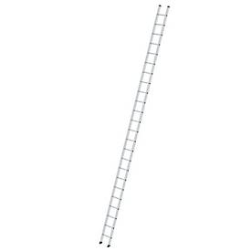 Munk enkele sport ladder, aluminium, draagvermogen 150 kg, sportafstand 280 mm, B 350 mm, 24 sporten