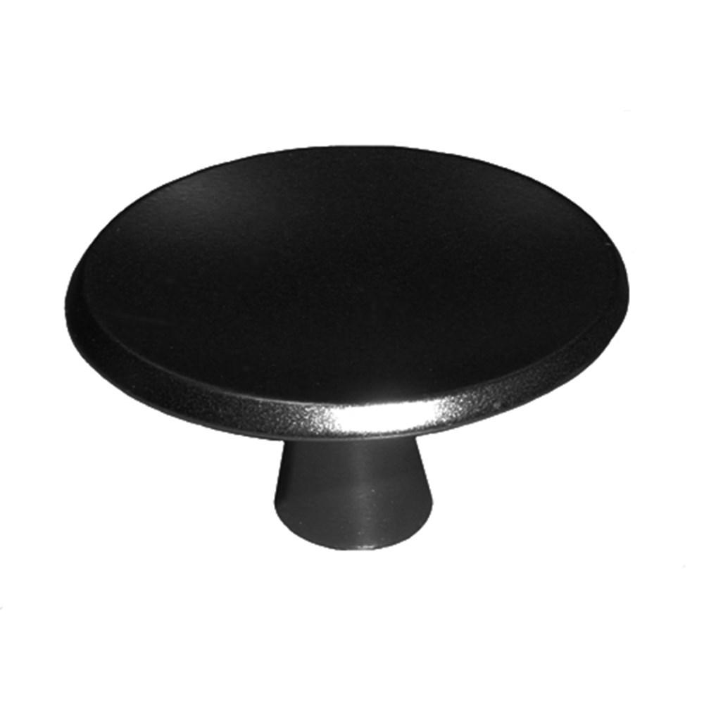 Hermeta Knop rond 40mm + bout m4 zwart