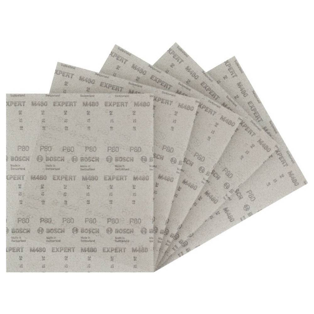 Bosch Accessories 2608902503 2608902503 Schuurnet voor vlakschuurmachine Korrelgrootte (num) 80 5 stuk(s)