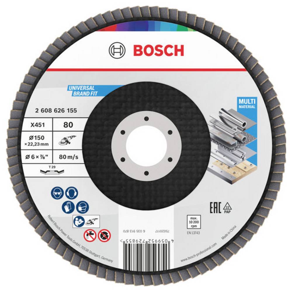 Bosch Accessories 2608626155 Lamellenschuurschijf 1 stuk(s)
