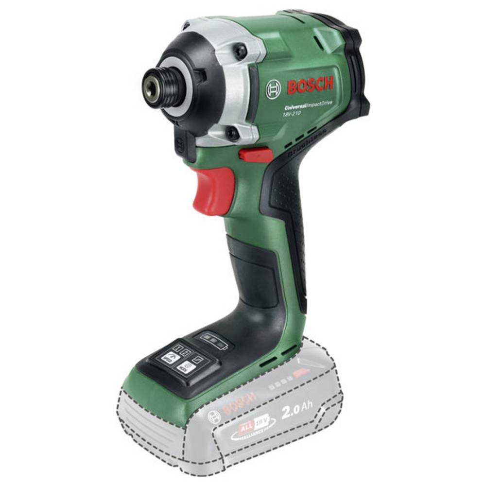 Bosch Home and Garden UID 18V-210 06039E7000 Accu-draaislagmoeraanzetter 18 V