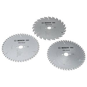 Bosch Accessoires PRO Wood Cirkelzaagbladen &VerticalLine; 160mm &VerticalLine; 3 stuks - 2608644729
