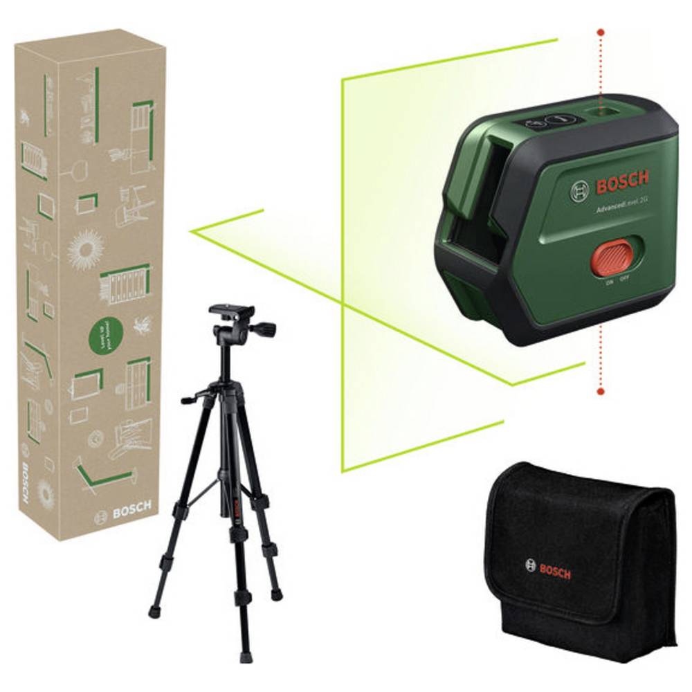 Bosch Home and Garden AdvancedLevel 2G Set Kruislijnlaser
