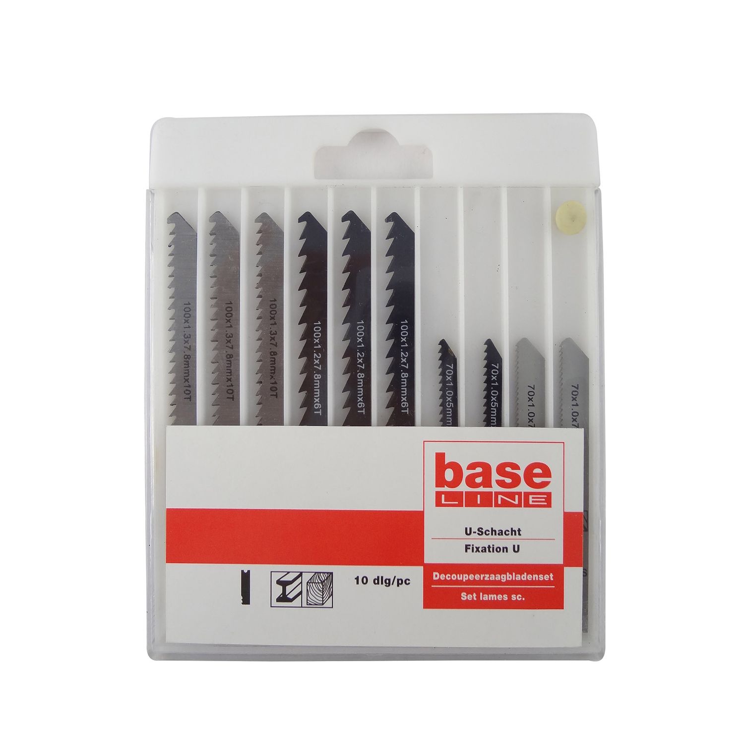 Baseline Decoupeerzaagset U-type 10stuks