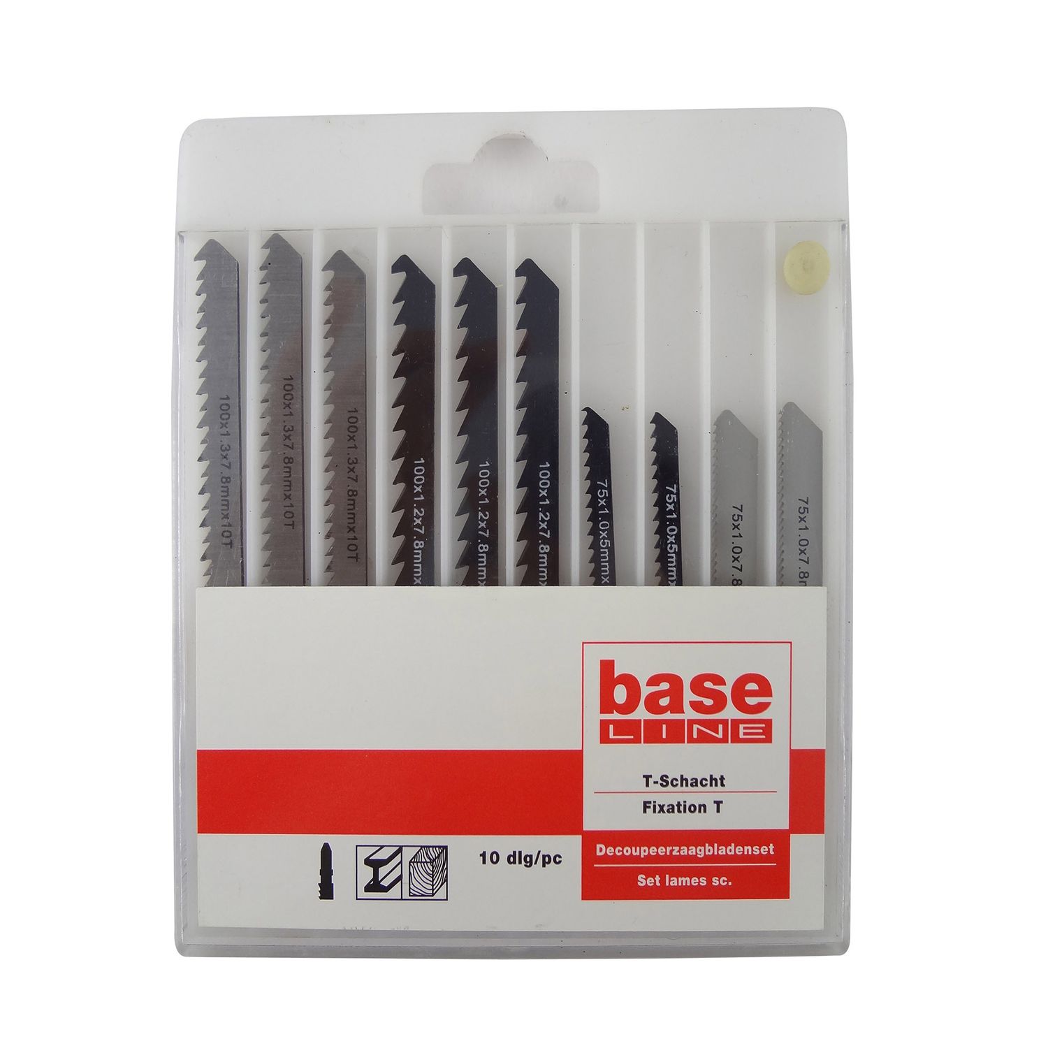 Baseline Decoupeerzaag T-type 10stuks