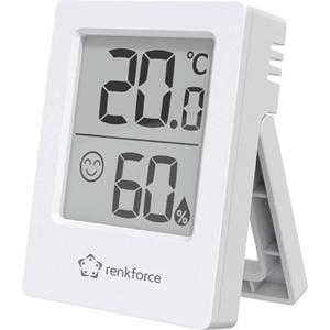 Renkforce RF-6417554 RF-6417554 Draadloze thermo- en hygrometer Wit