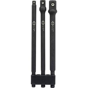 C.K T4572 Dopsleuteladapterset 1/2, 3/8, 1/4
