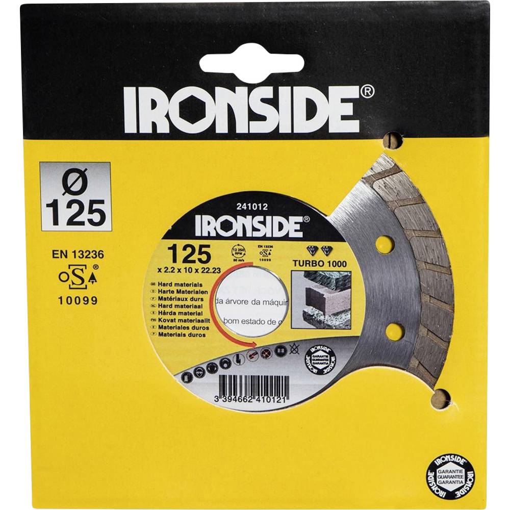 IRONSIDE 241012 Diamanten doorslijpschijf Diameter 125 mm 1 stuk(s)