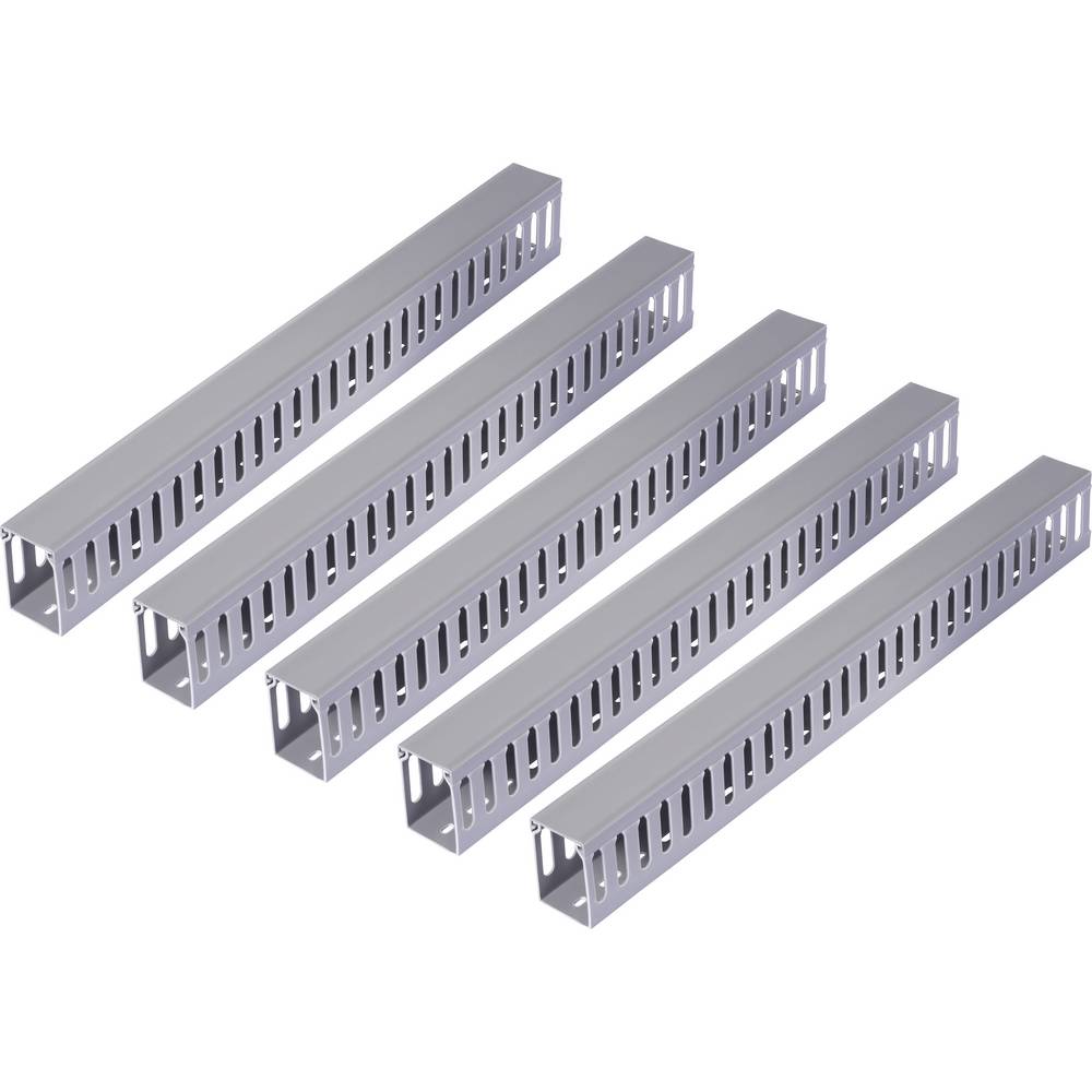 Sygonix SY-6801164 Kabelgoot (l x b x h) 2000 x 40 x 60 mm 5 stuk(s) Grijs