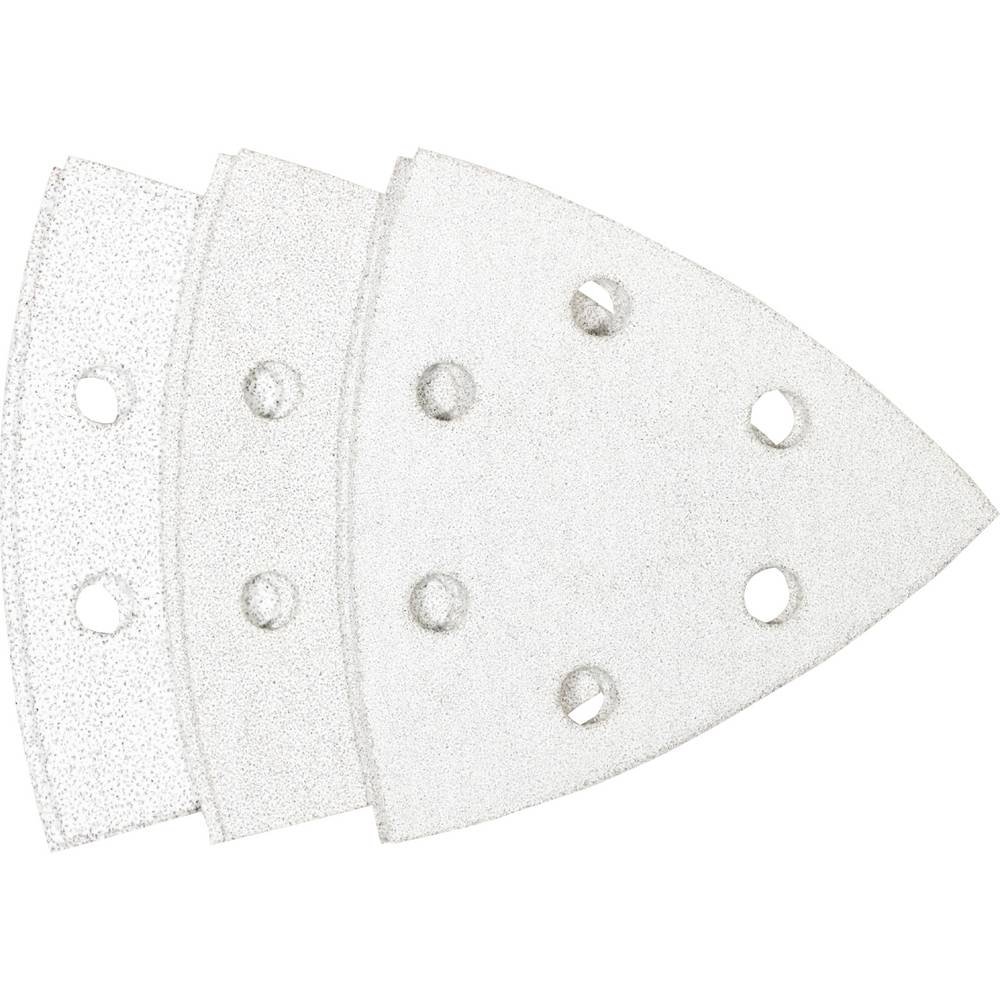 Makita 192655-6 Deltaschuurpapierset Korrelgrootte (num) 60, 100, 150 (l x b x h) 94 x 94 x 6 mm 1 set(s)