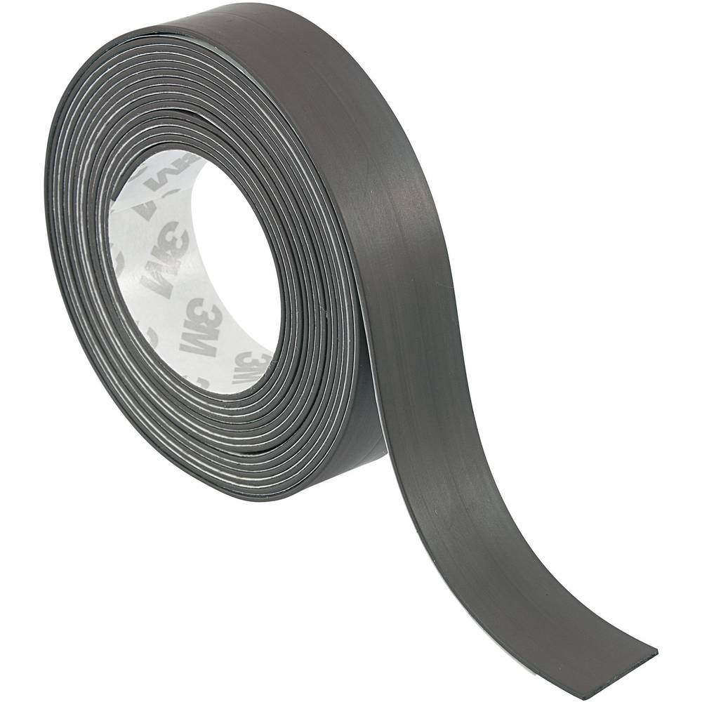 Conrad Components S513-1020 393812 Magneettape S513-1020 Zwart (l x b) 10 m x 20 mm 1 stuk(s)