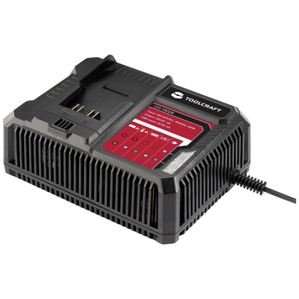 TOOLCRAFT ALG-1802 / TAWB-200 Lader voor accupacks