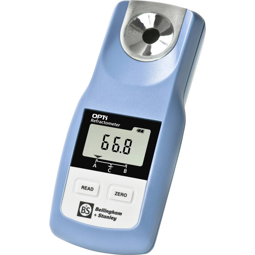 WTW OPTi-M digitales Handrefraktometer Digitale handrefractometer Opti, meetbereik 0-95 Brix, met 50 meetschalen