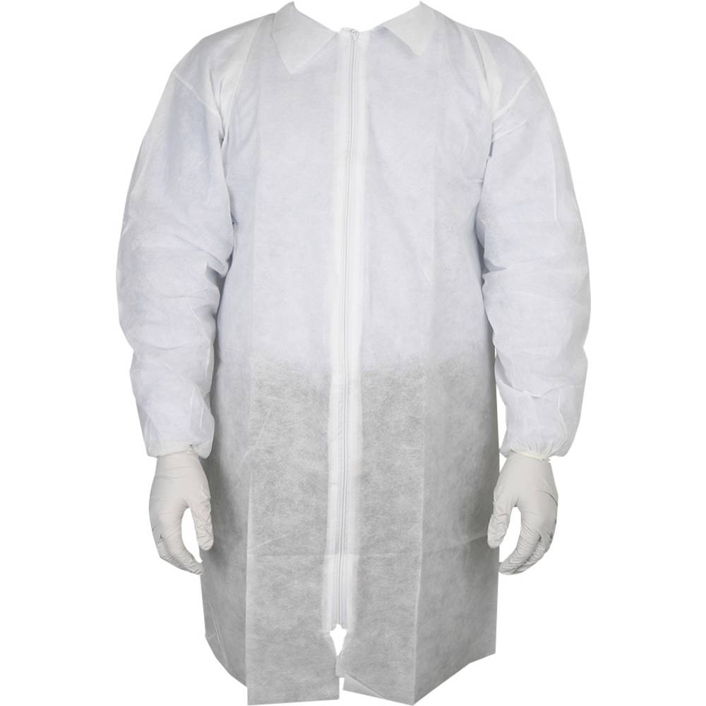 Antistat 603-5003 Wegwerplaboratoriumkittel voor bezoekers Maat: XL Wit
