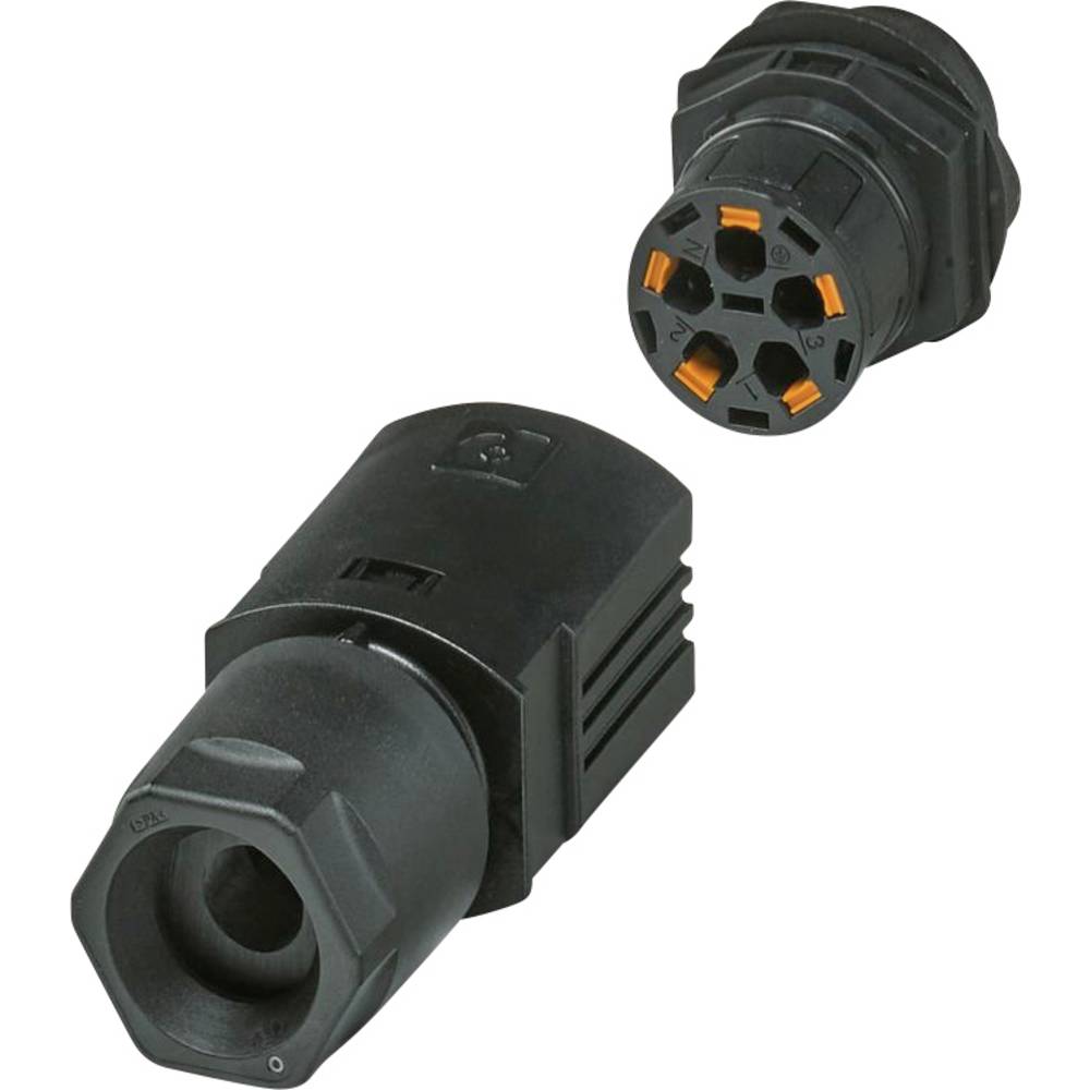 Phoenix Contact 1047345 Muurdoorvoer Zwart