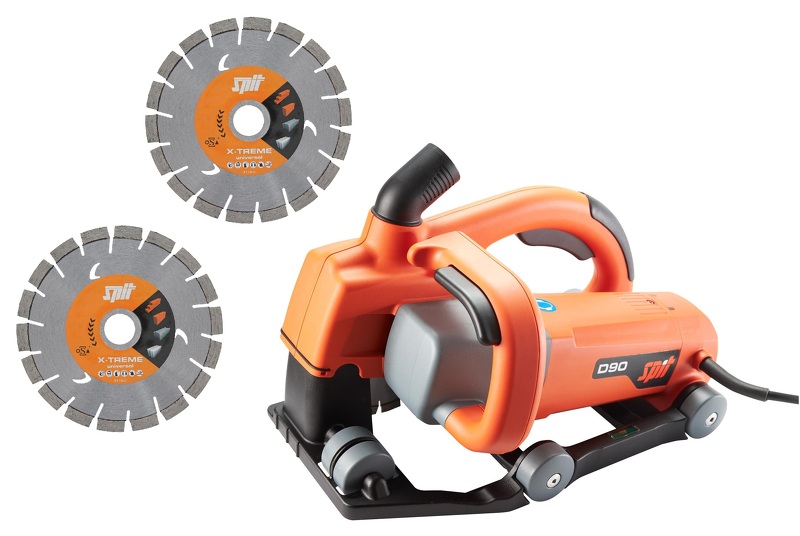 Spit D90 Sleuvenzaagmachine Universal Incl. 2 Diamantschijven - 2500W - 150mm