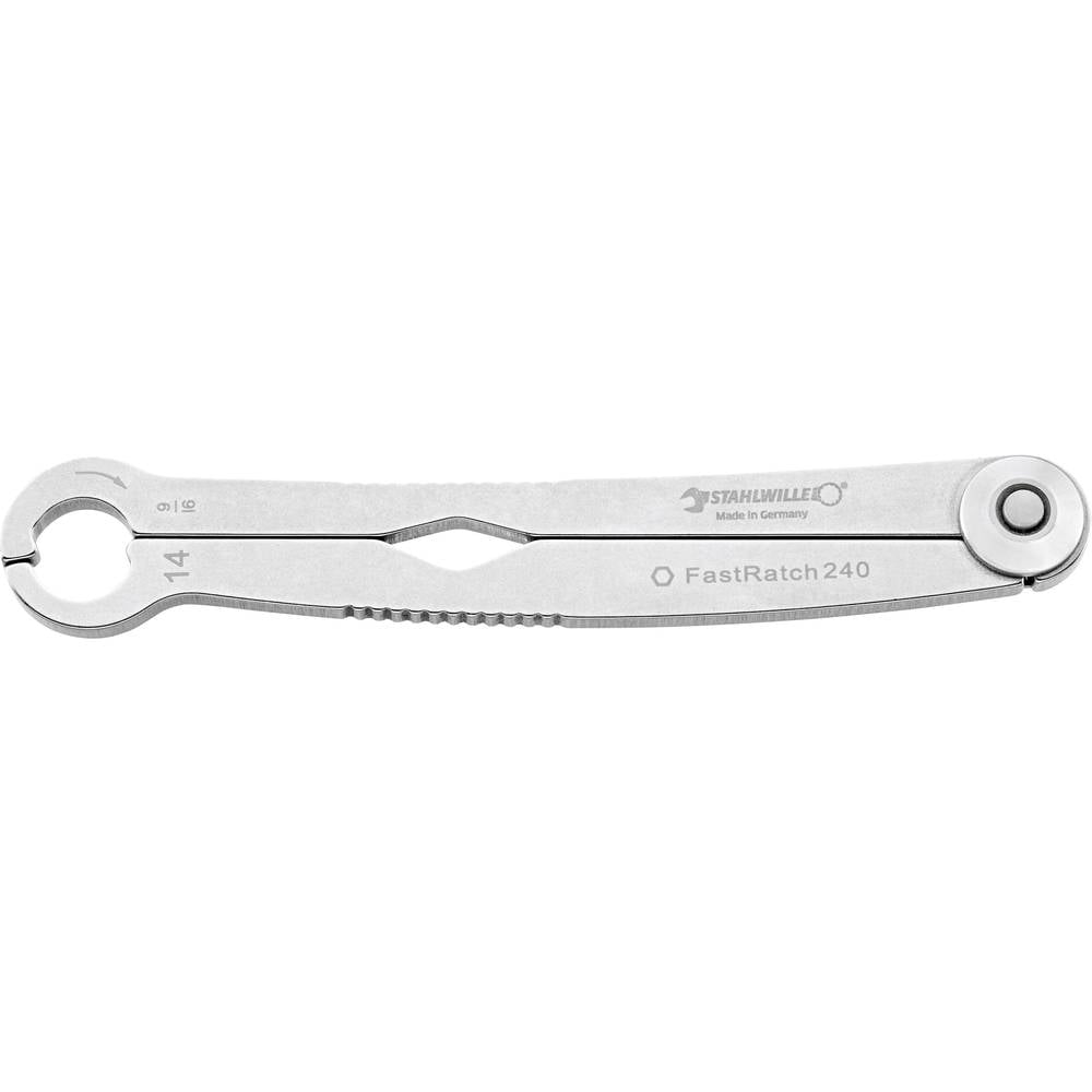 Stahlwille 41101616 240 16-5/8 Enkelvoudige ringsleutel met ratel 1 stuks Sleutelbreedte (metrisch) 16 mm
