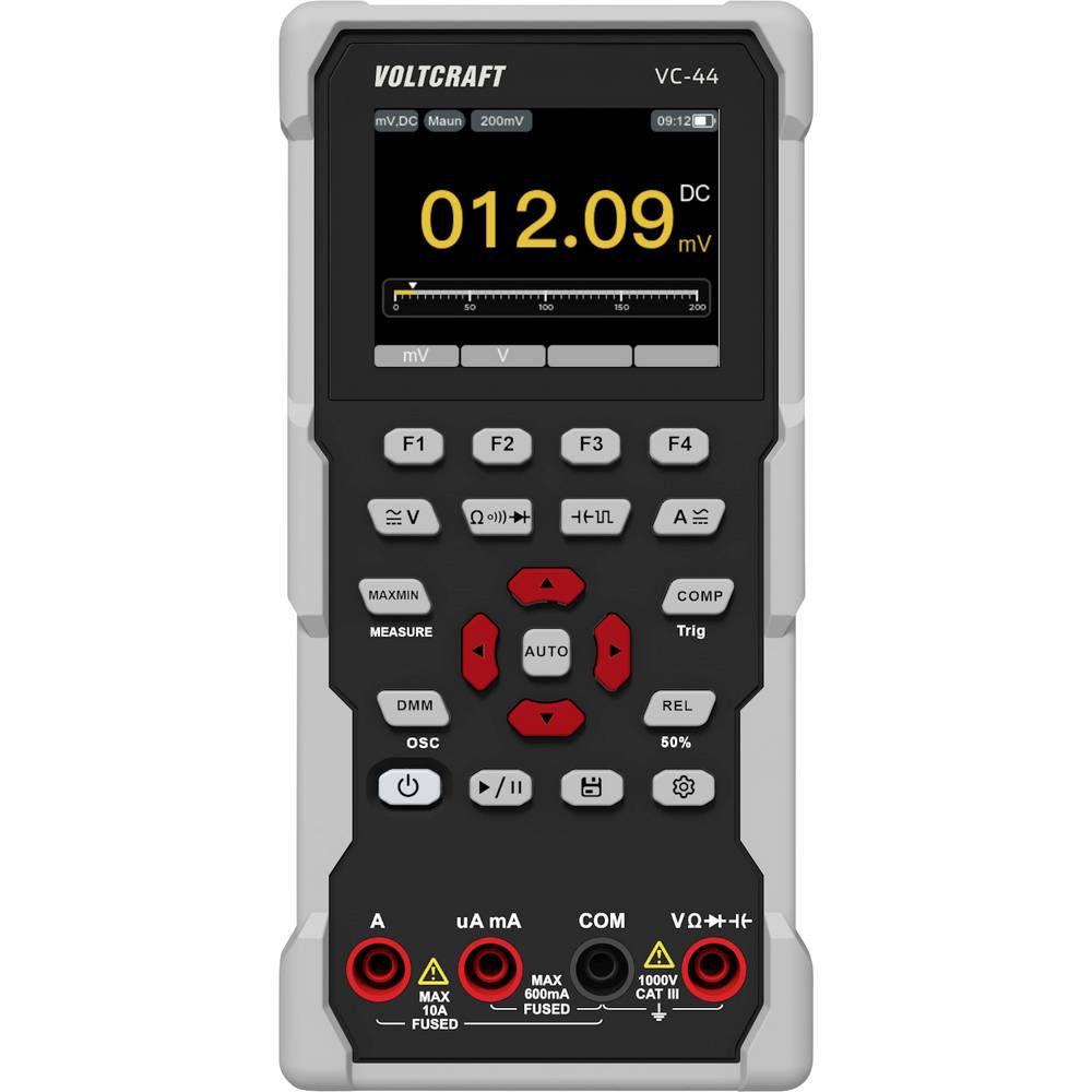 VOLTCRAFT VC-44 Multimeter Digitaal CAT III 1000 V Weergave (counts): 20000
